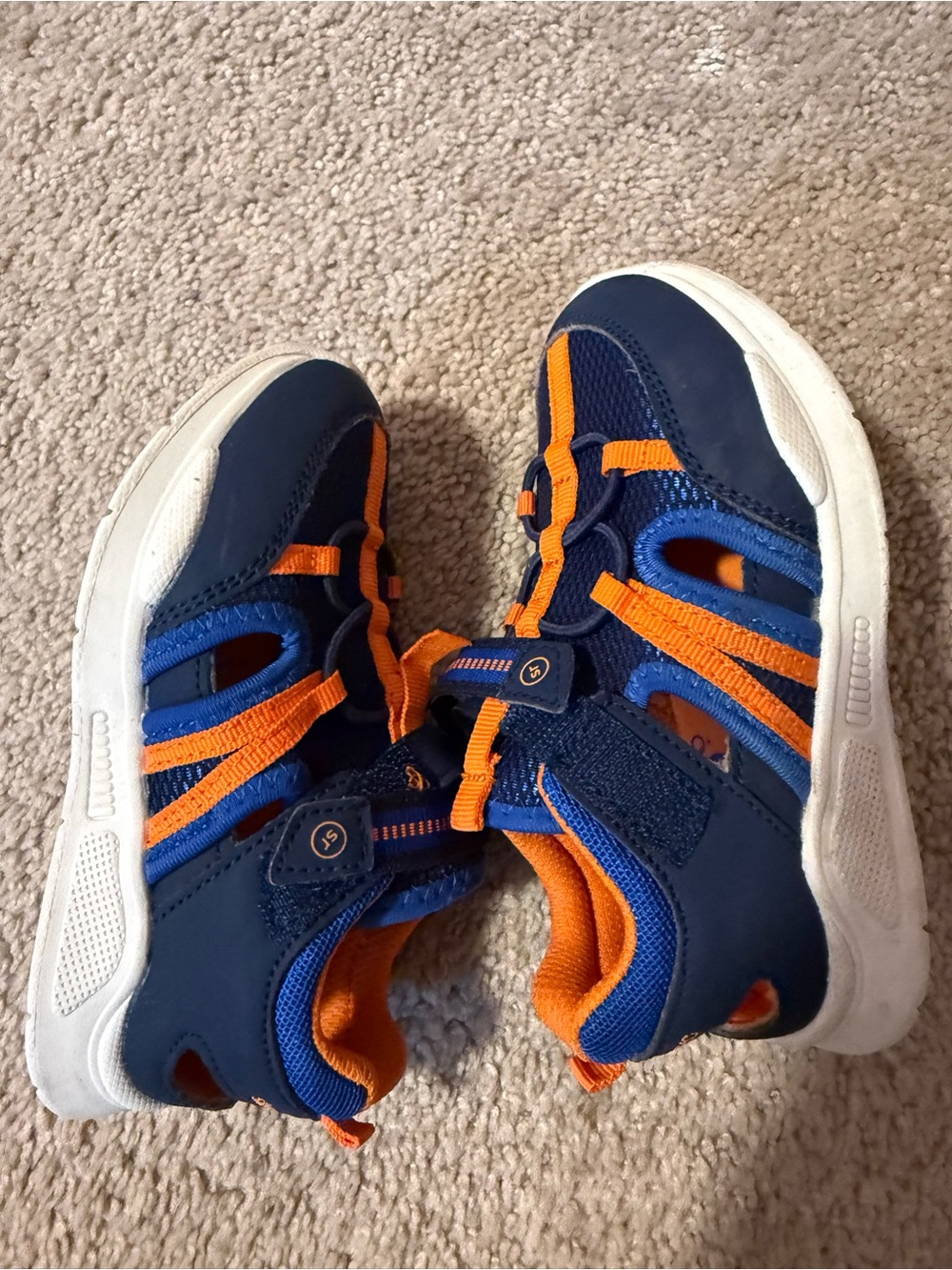 Kids Navy and Orange Active Sandals stride rite 360